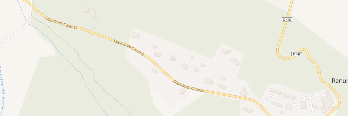 Plan du 438 Che de Cournet à Renung