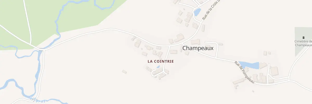 Plan du 9003 Rue des Champs de la Grue Cham à Champdeniers