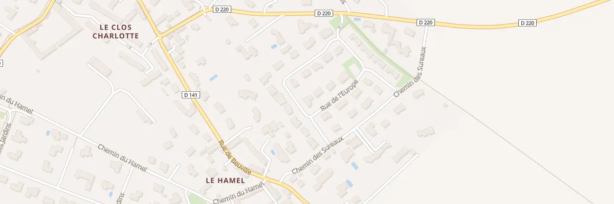 Plan du 1 Rue de l’Europe à Mathieu
