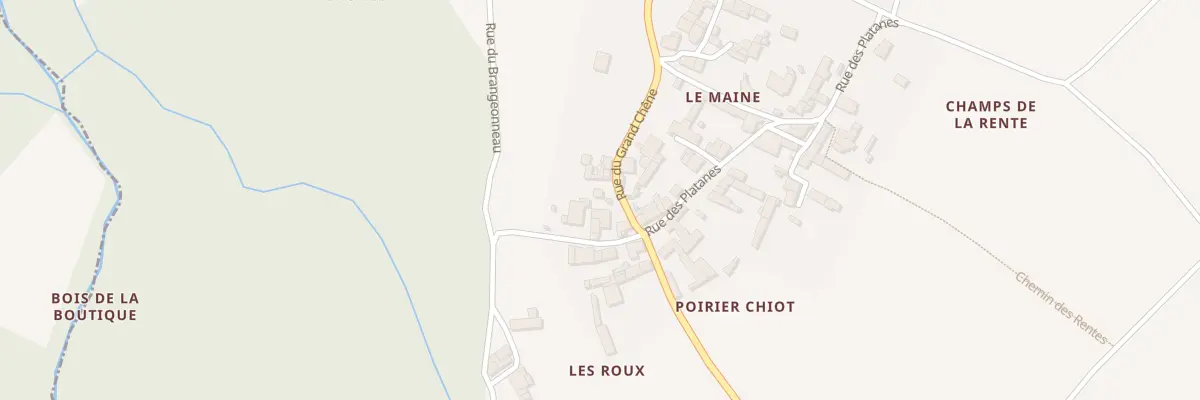 Plan du 5105 Le Maine au Seure