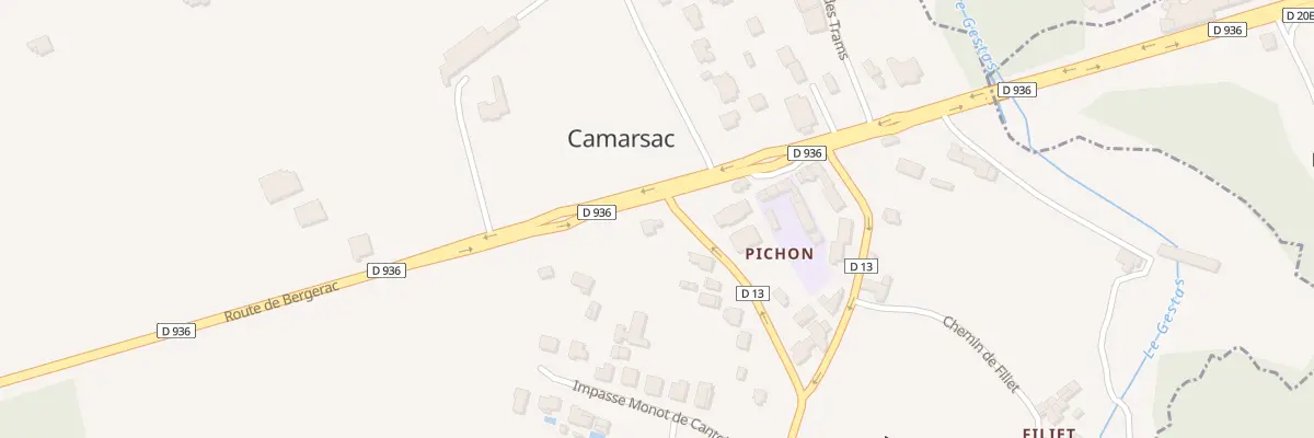 Plan du 14 Rte de Bergerac à Camarsac
