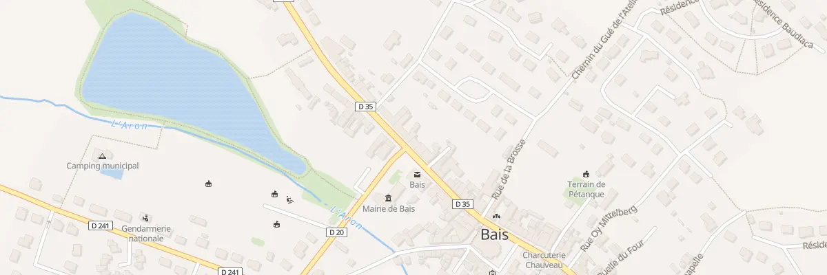 Plan du 3 Rue de Normandie à Bais