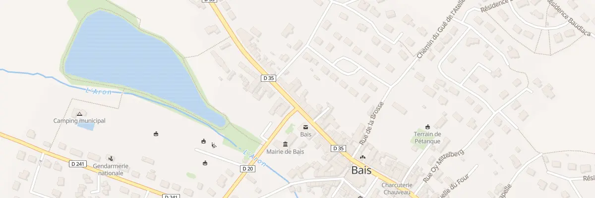 Plan du 5 Rue de Normandie à Bais