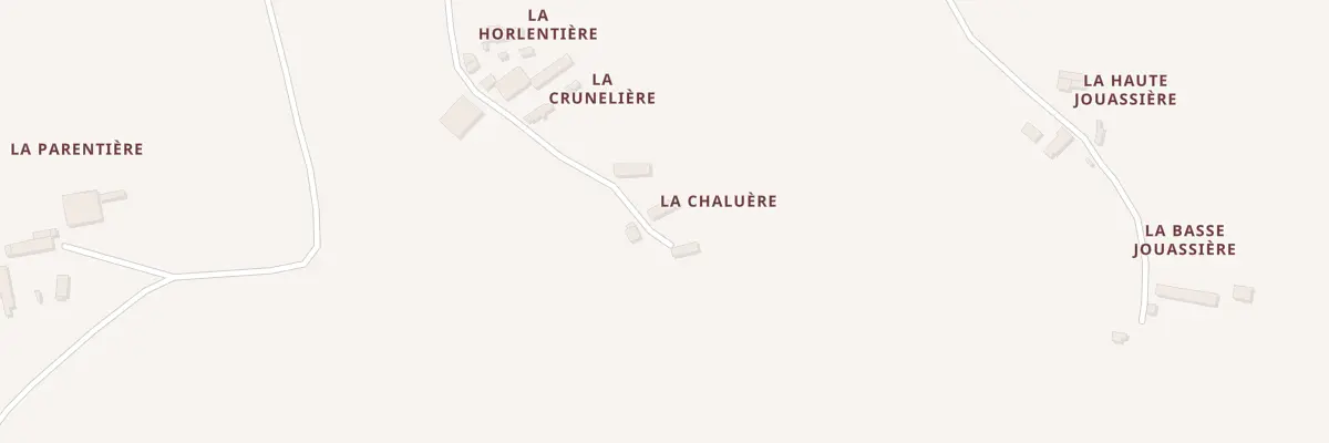 Plan du 1 La Chaluere à Loupfougères