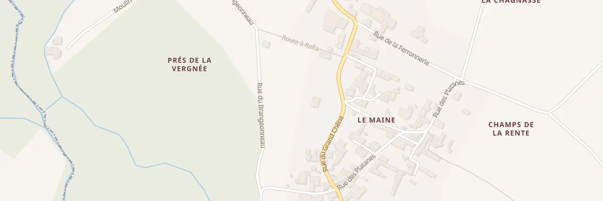 Plan du 10 Rue du Grand Chêne au Seure