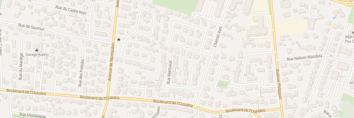 Plan du 28 Rue Marivaux à Pau