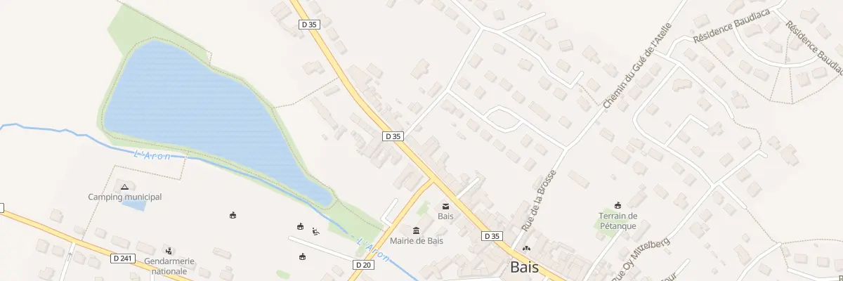 Plan du 11 Rue de Normandie à Bais