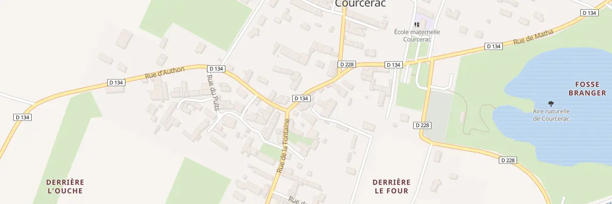 Plan du 6 Rue de Matha à Courcerac