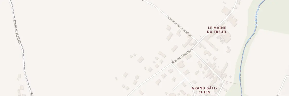 Plan du 44 Rue de Gâtechien à Javrezac