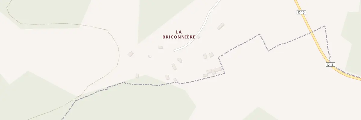 Plan du 351 Che de la Briconnière à Sainte-Honorine-la-Guillaume