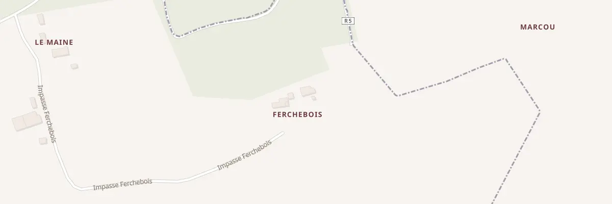 Plan du 5048 Ferchebois à Expiremont