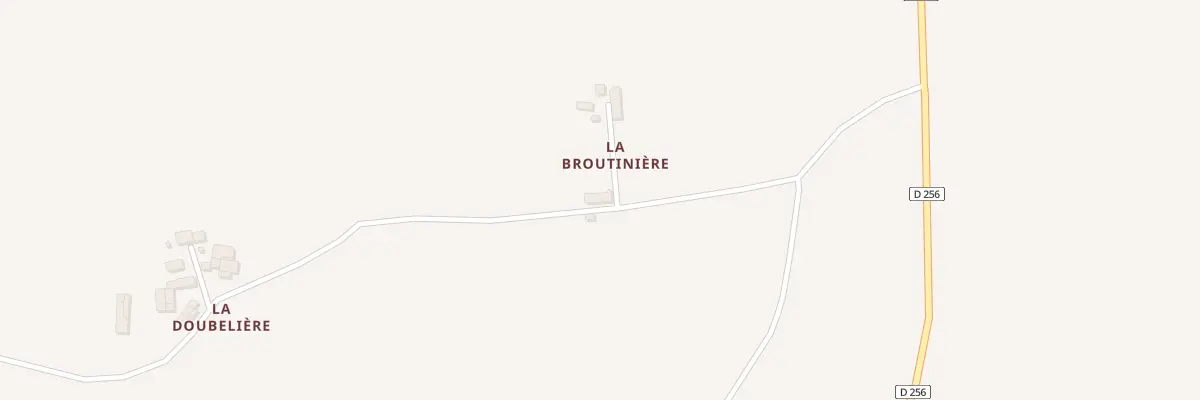 Plan du 1 La Broutiniere à Loupfougères