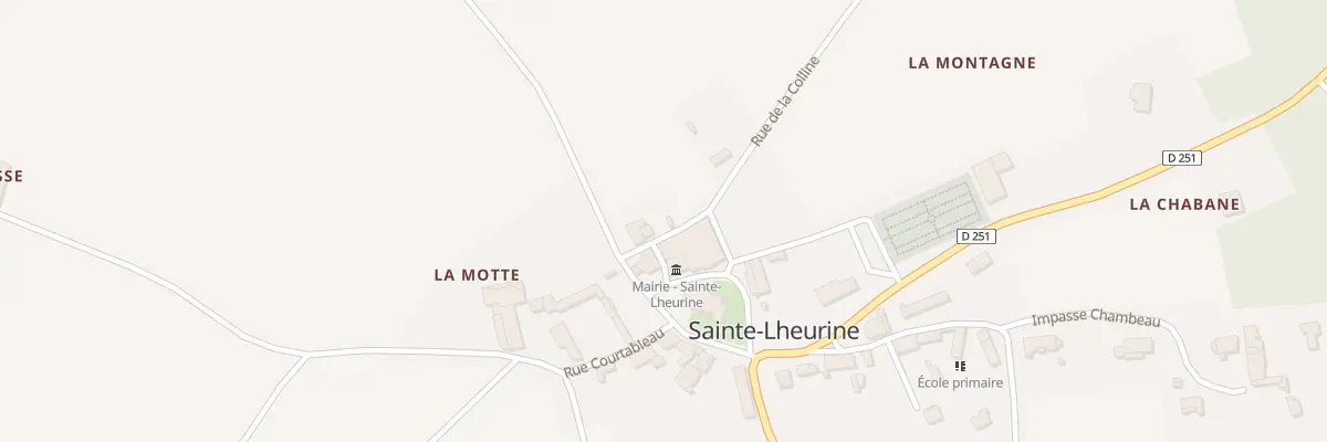 Plan du 3 Rue de la Colline à Sainte-Lheurine