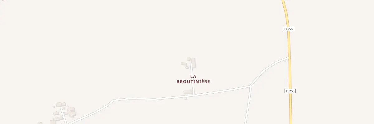 Plan du 2 La Broutiniere à Loupfougères