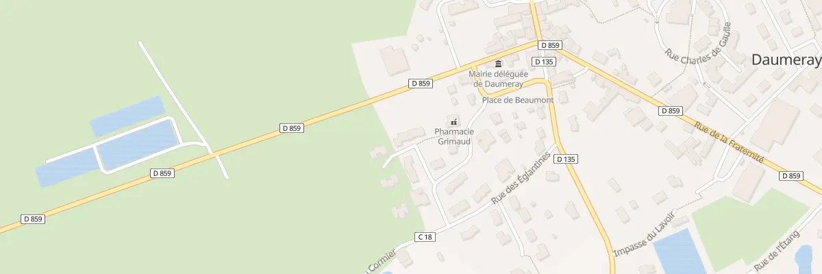Plan du 13 Rue des Peupliers à Morannes sur Sarthe-Daumeray