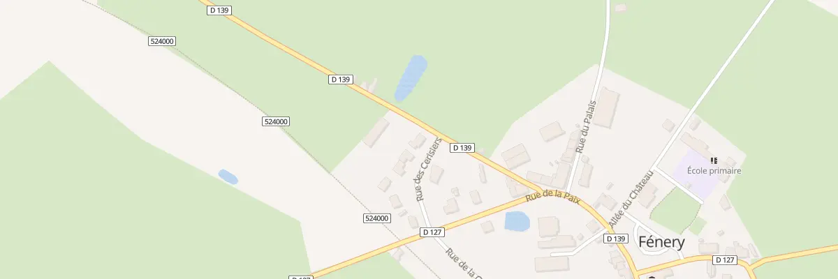 Plan du 11 Rue des Cerisiers à Fénery