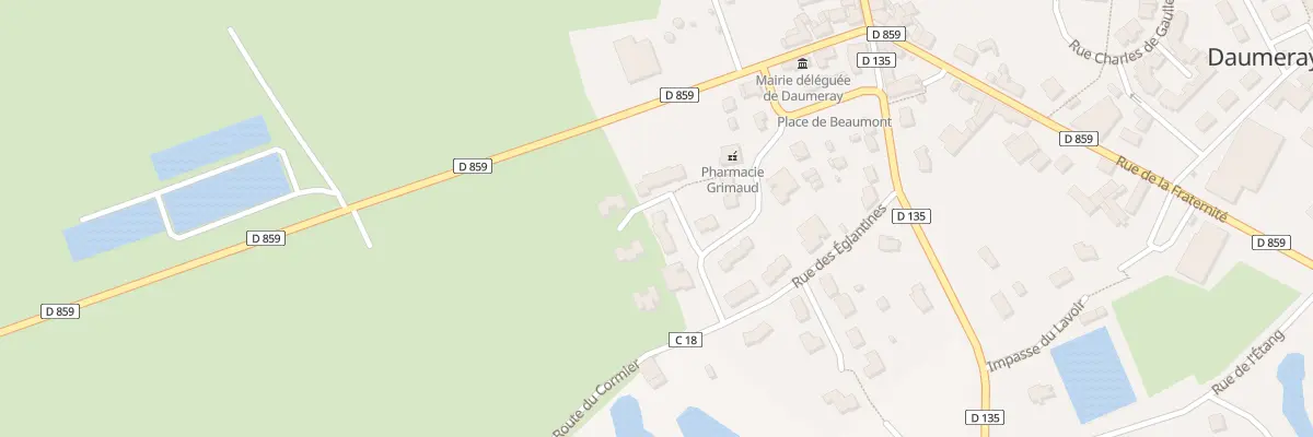 Plan du 7 Rue des Peupliers à Morannes sur Sarthe-Daumeray
