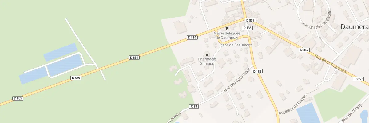 Plan du 11 Rue des Peupliers à Morannes sur Sarthe-Daumeray
