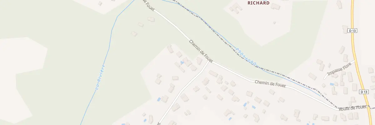 Plan du 1 Imp de Fouet à Sadirac