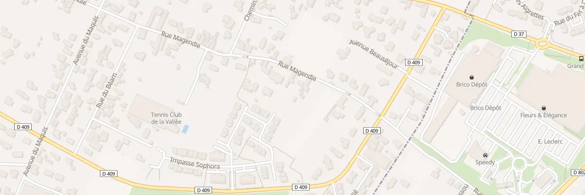 Plan du 58 Rue Magendie à Gelos