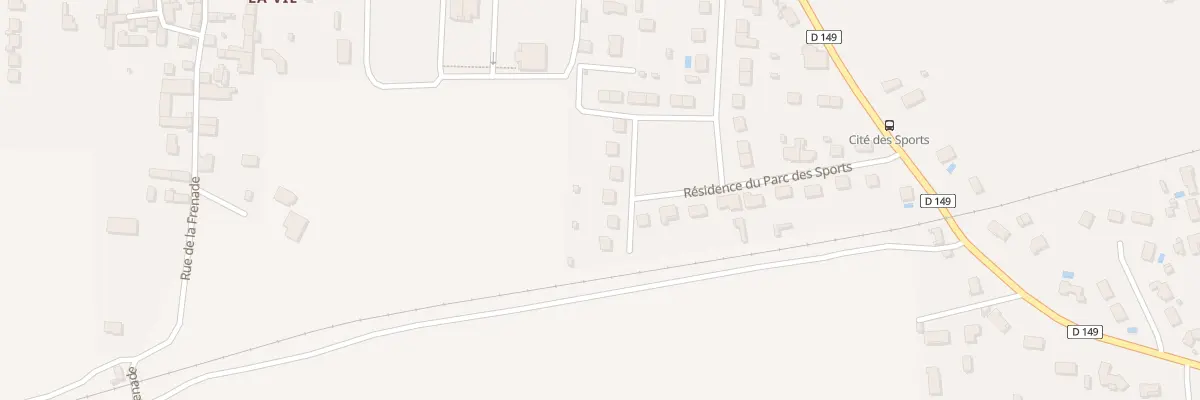 Plan du 13 Res du Parc des Sports à Merpins