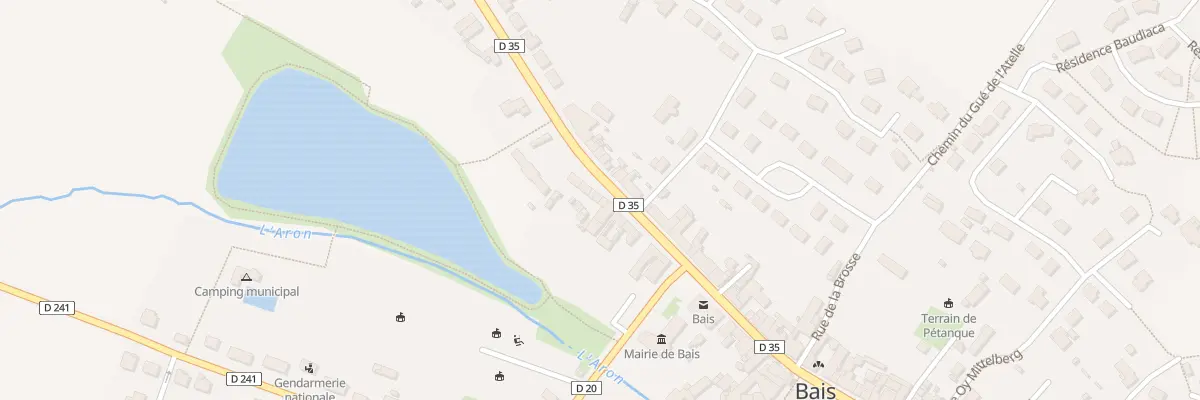 Plan du 14 Rue de Normandie à Bais