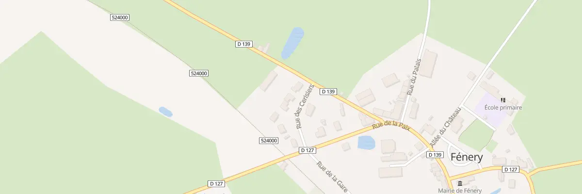 Plan du 9 Rue des Cerisiers à Fénery