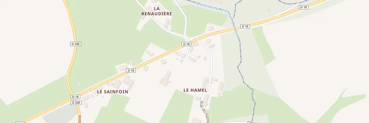 Plan du 165 Rte du Viaduc au Mesnil-Villement