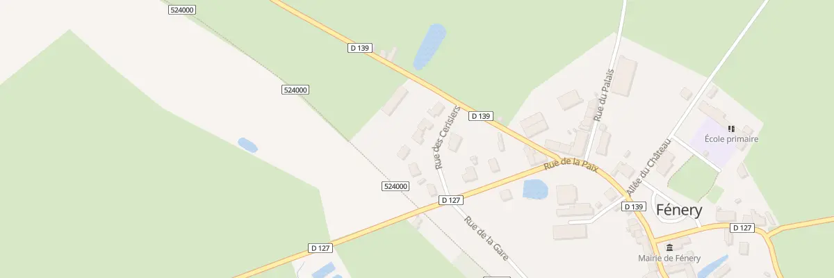 Plan du 7 Rue des Cerisiers à Fénery