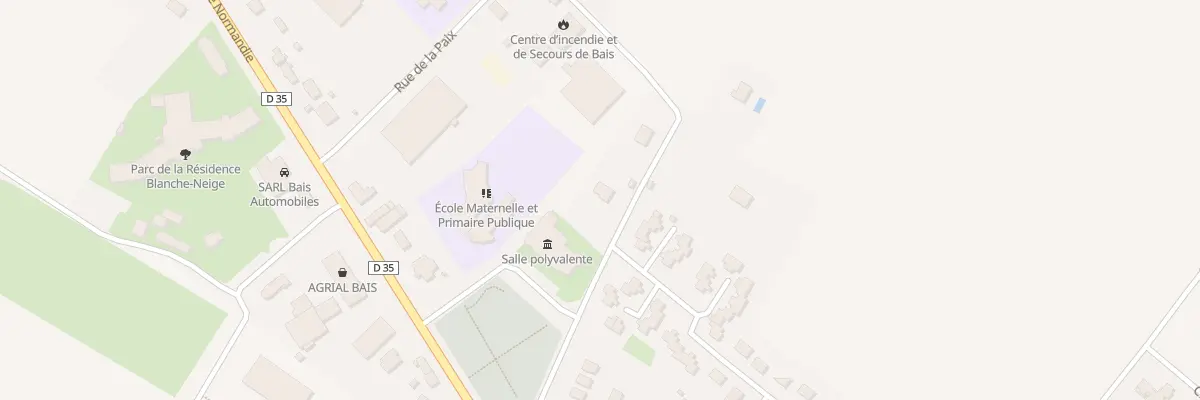 Plan du 5 Rue de l’Europe à Bais