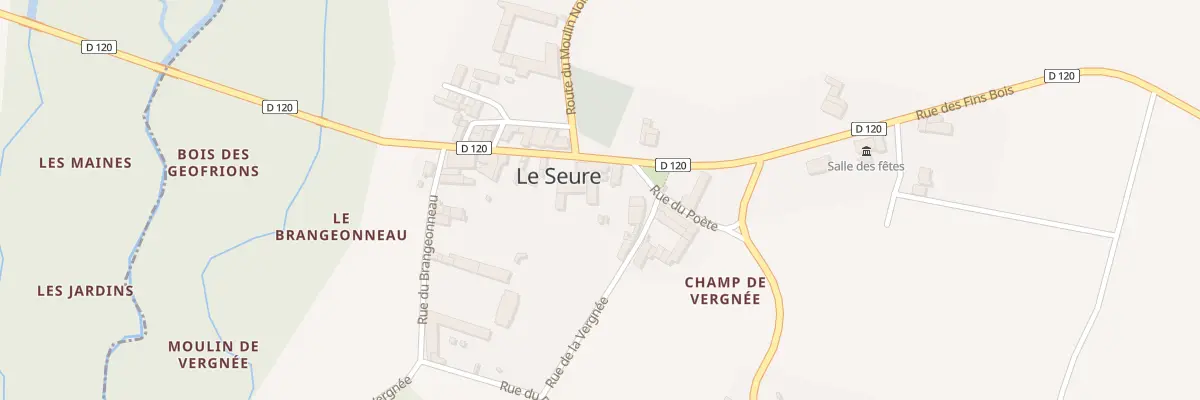 Plan du 14 Rue des Fins Bois au Seure