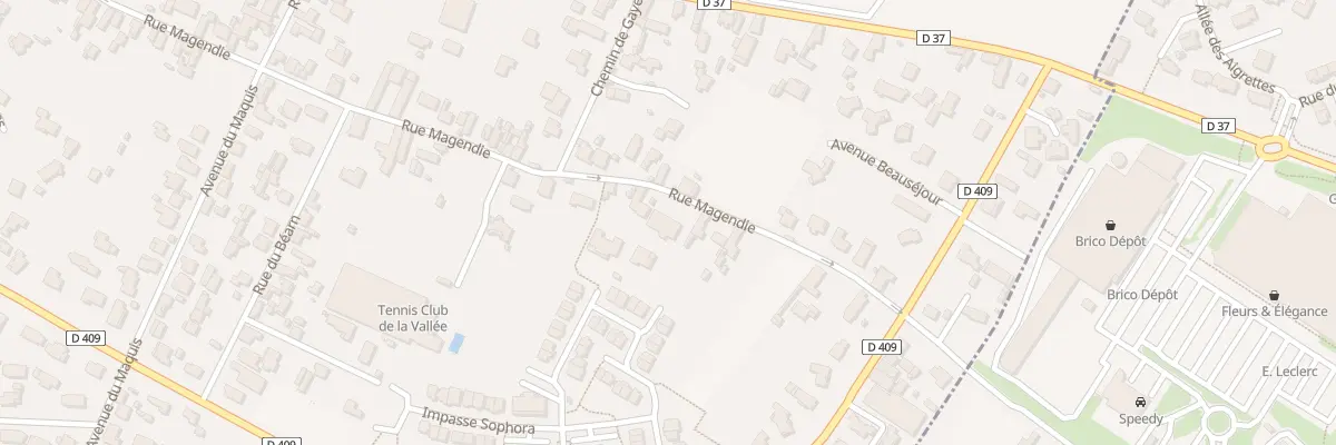 Plan du 52 Rue Magendie à Gelos