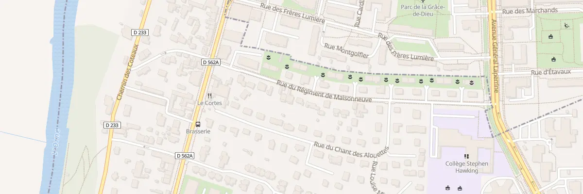 Plan du 12 Rue du Régiment de Maisonneuve à Fleury-sur-Orne