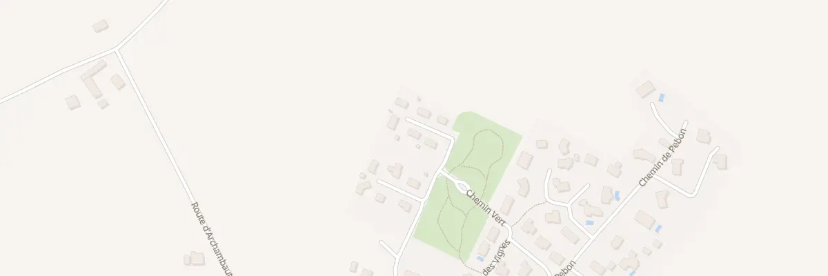 Plan du 91 All des Cigognes à Bordères-et-Lamensans