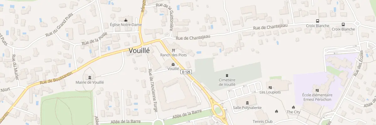 Plan du 9 Rue des Piots à Vouillé