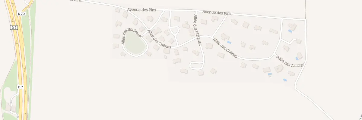 Plan du 49 All des Platanes à Mathieu