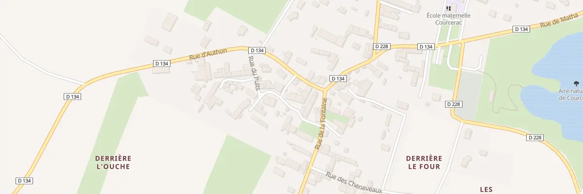 Plan du 8 Pas Carnot à Courcerac
