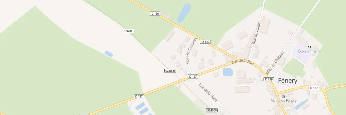 Plan du 5 Rue des Cerisiers à Fénery