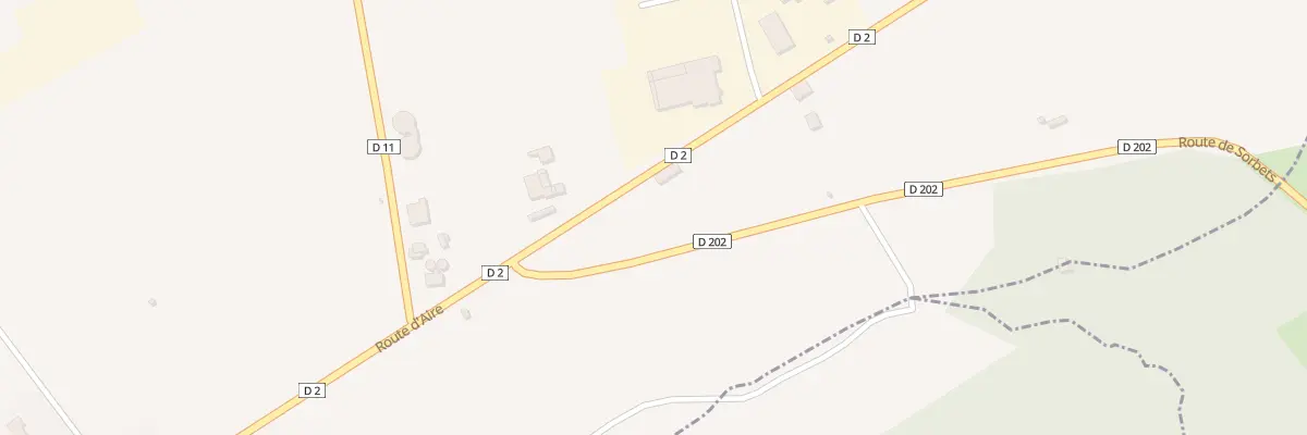 Plan du 765 Rte d’Aire à Pécorade