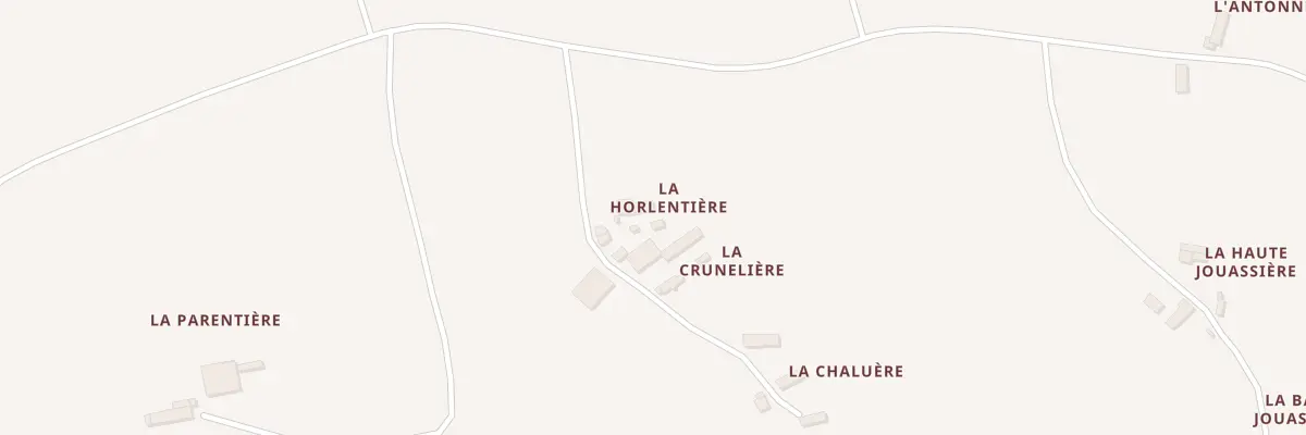 Plan du 3 La Horlantiere à Loupfougères