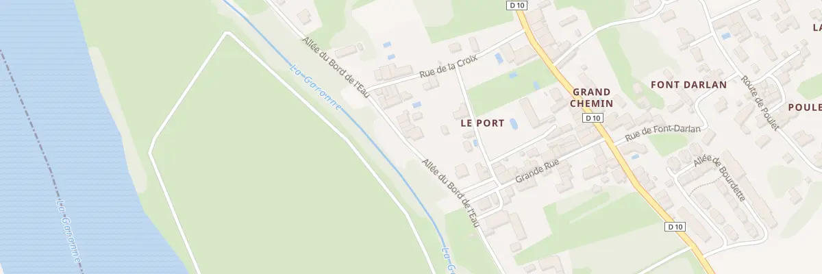 Plan du 59 All du Bord de l’Eau à Paillet