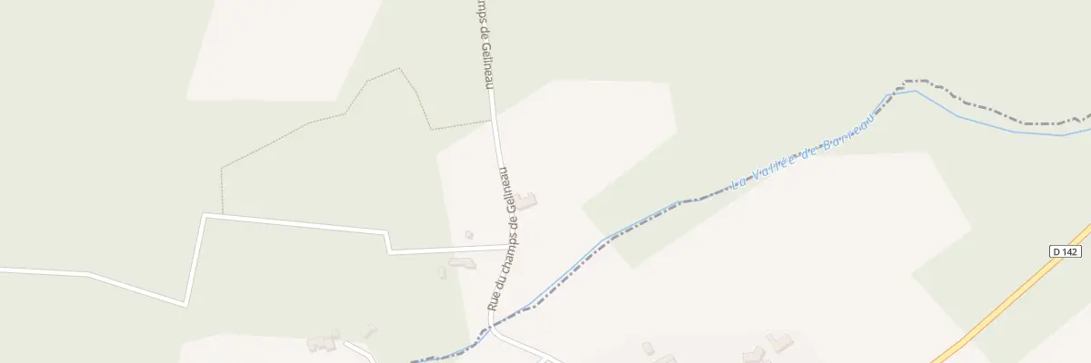 Plan du 2 Champs de Gelineau à Cézac