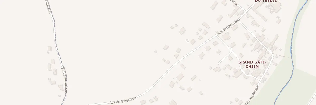 Plan du 64 Rue de Gâtechien à Javrezac