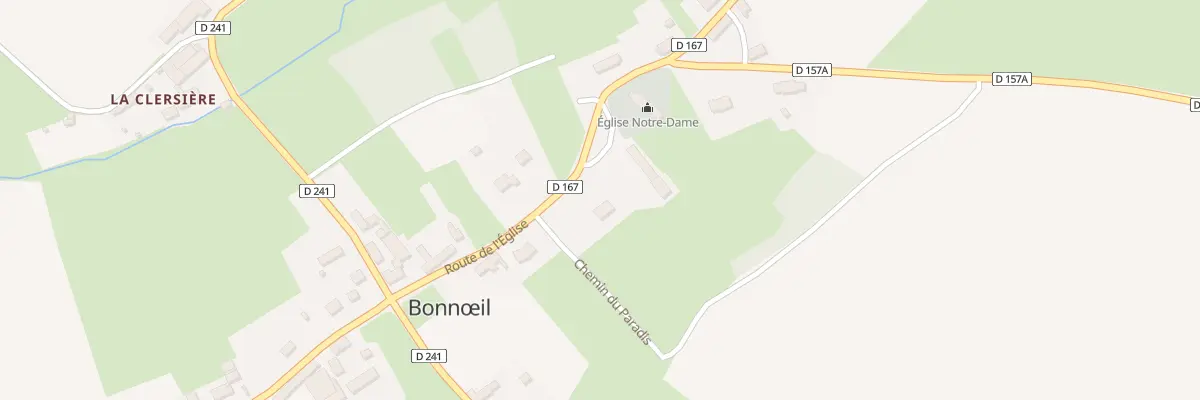 Plan du 8 Rte de l’Église à Bonnœil