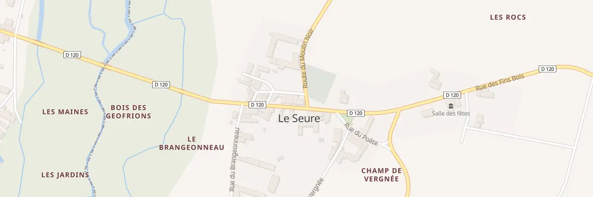 Plan du 15 Rue des Fins Bois au Seure