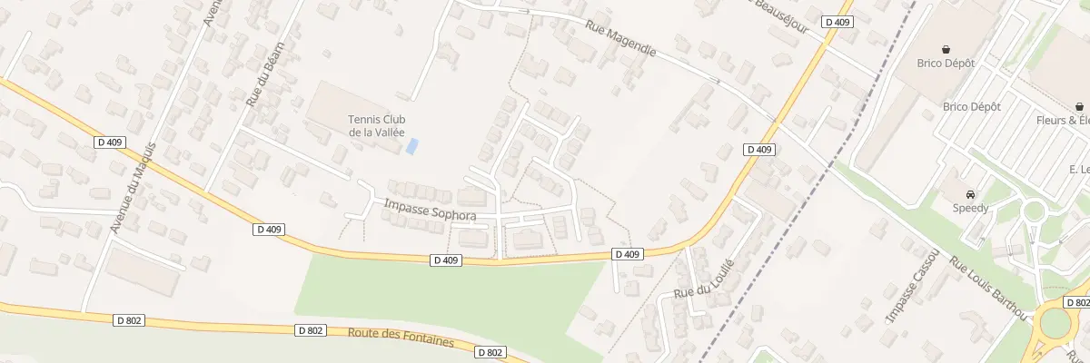 Plan du 5 Rue des prairies à Gelos