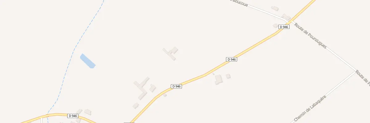 Plan du 5023 Capderot à Poursiugues-Boucoue