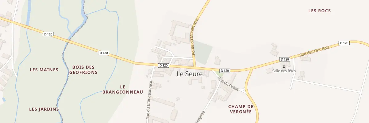 Plan du 13 Rue des Fins Bois au Seure