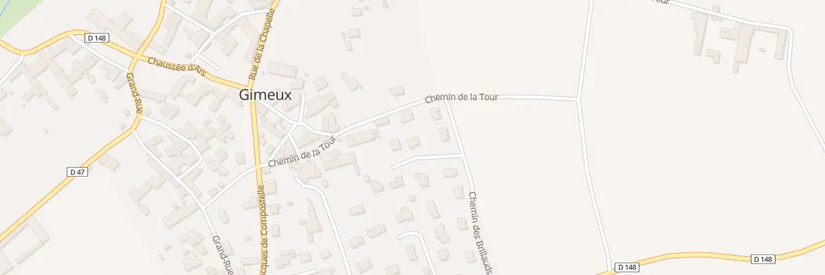 Plan du 1 Imp de l’Olivier Bleu à Gimeux