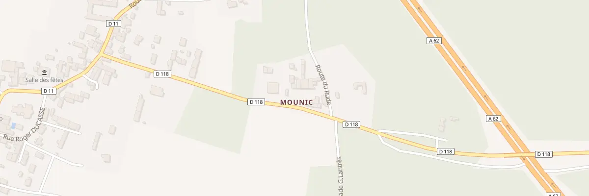 Plan du 3A Mounic à Illats